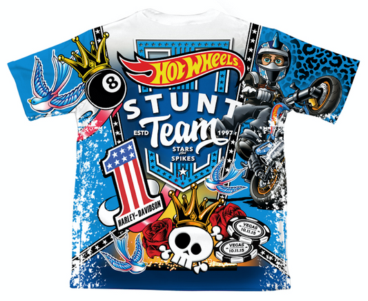 HOT WHEELS STUNT BIKE KIDS TEE