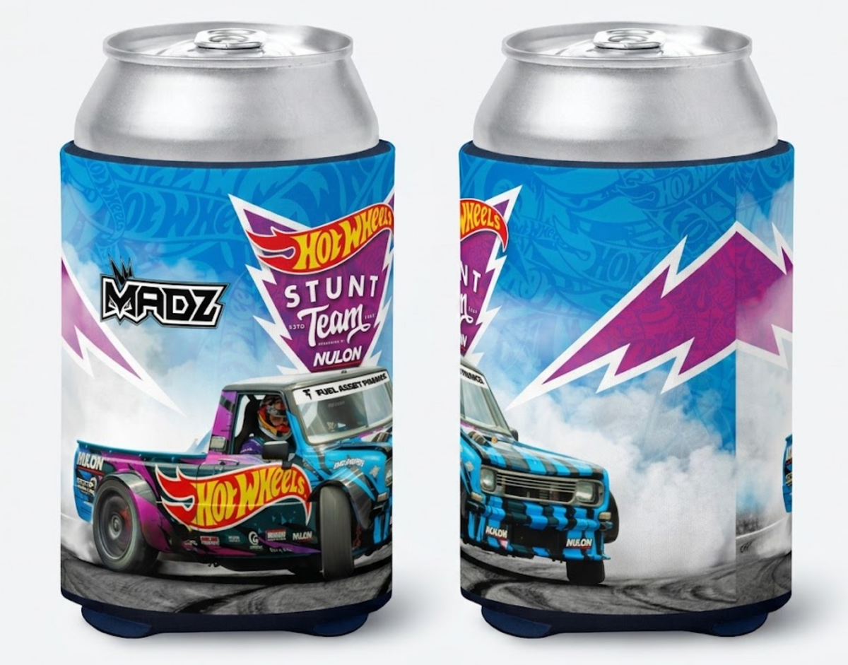 HOT WHEELS STUNT TEAM STUBBY COOLER (MADZY)