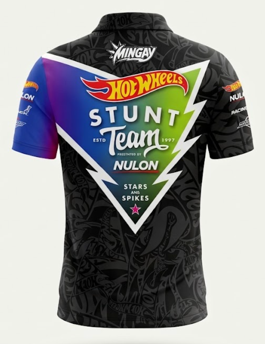 HOT WHEELS STUNT TEAM POLO (Black)