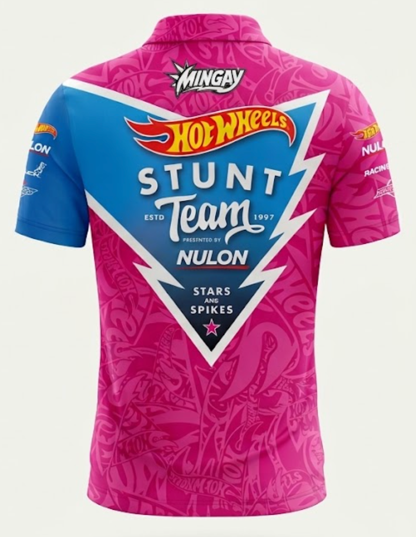 HOT WHEELS STUNT TEAM POLO (Pink)