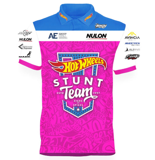 HOT WHEELS STUNT TEAM GIRLS POLO