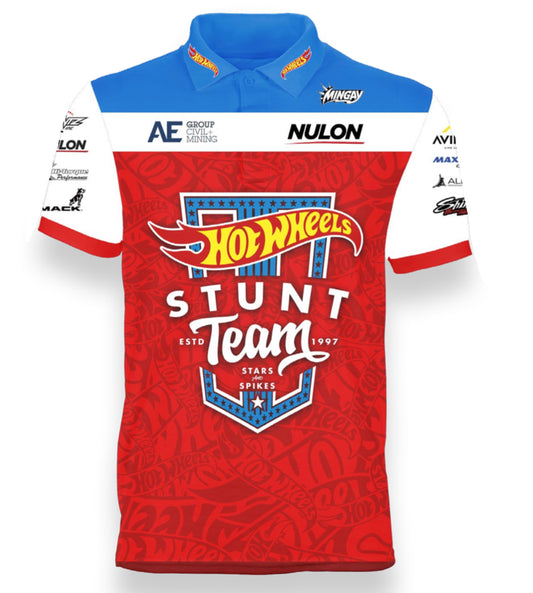 HOT WHEELS STUNT TEAM KIDS POLO